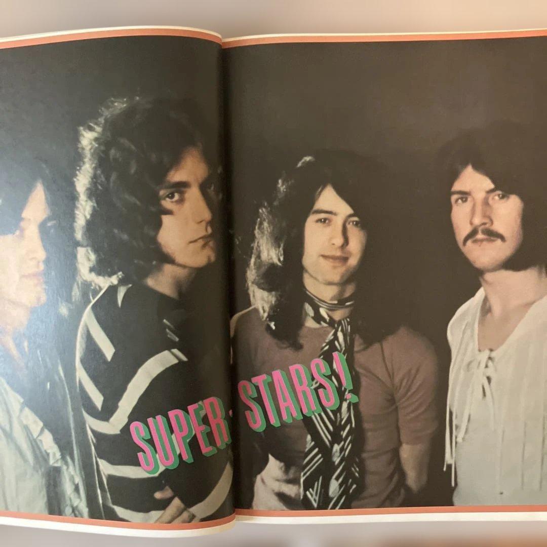 レッド・ツェッペリン 1971 日本公演パンフレット、チケット、Mライフ誌