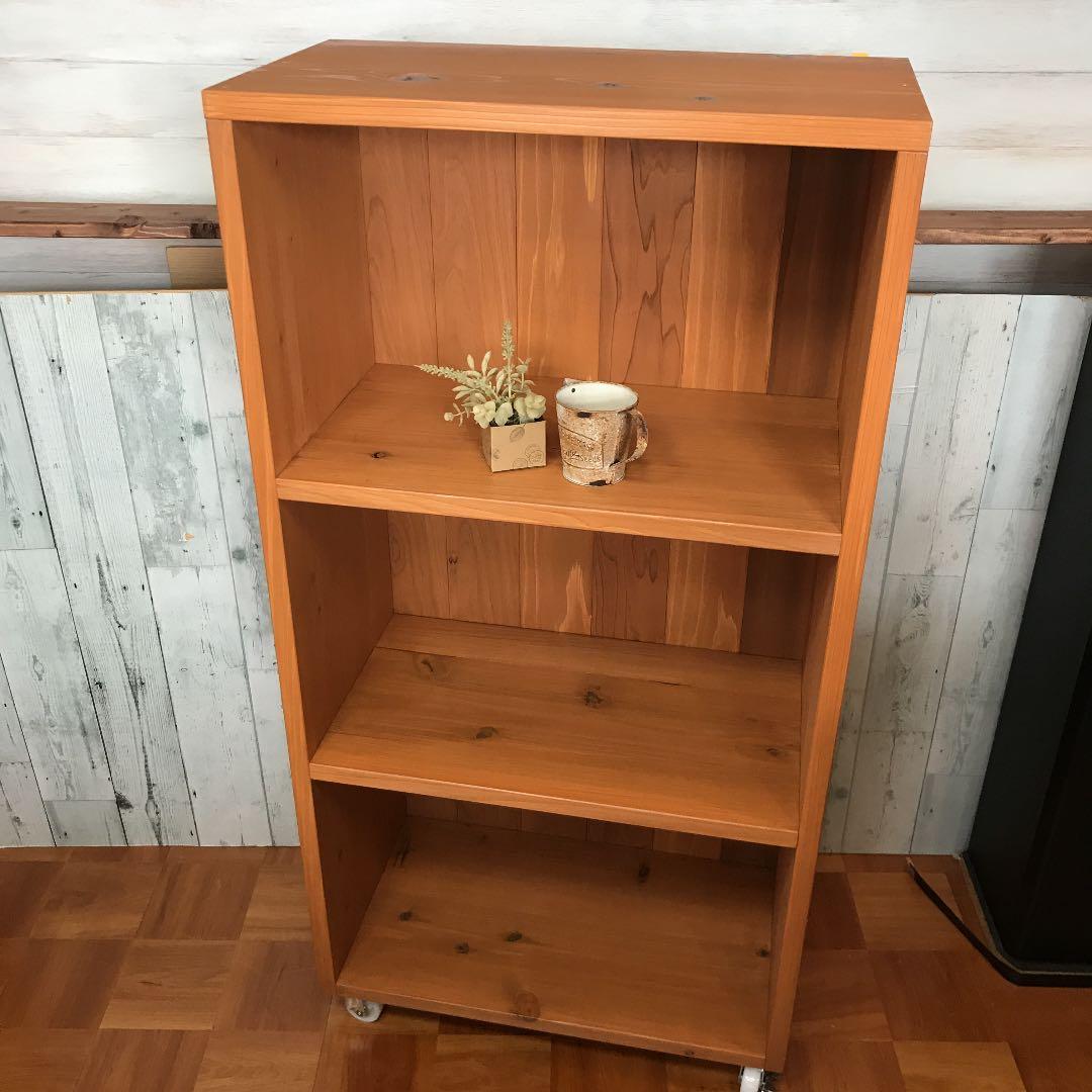 シェルフ 飾り棚 背板付き 幅60cm 杉板