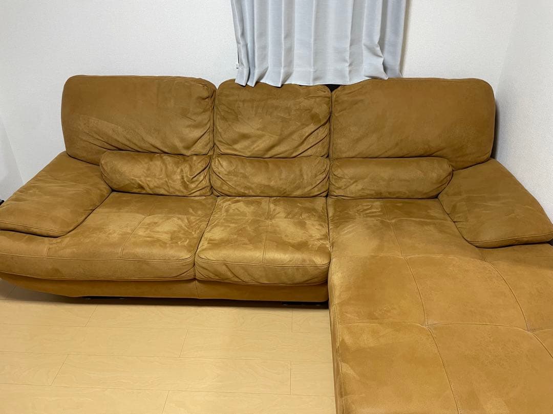 トレビソ　スモールカウチソファー　キャメル