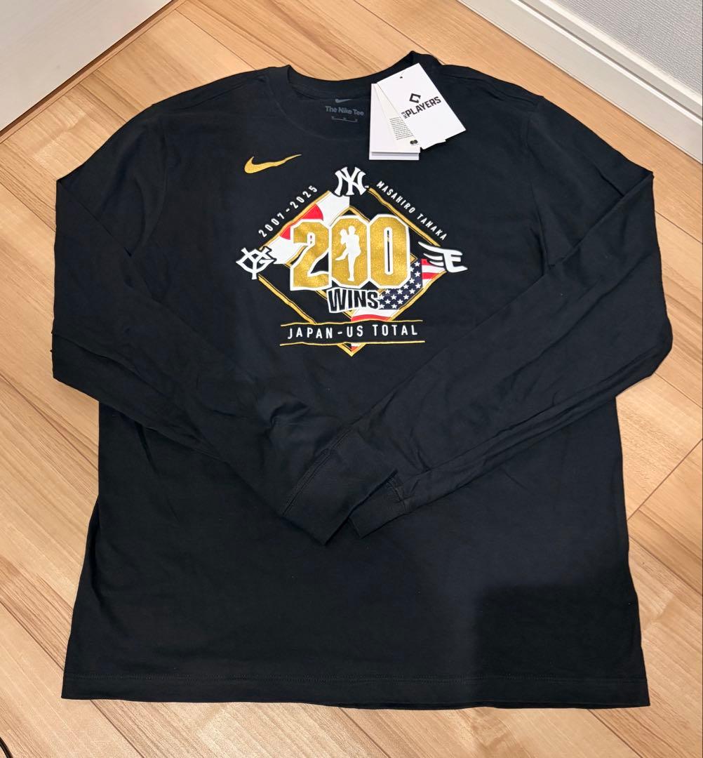 田中将大　Nike 200 Wins 記念Tシャツ Mサイズ ブラック　マー君
