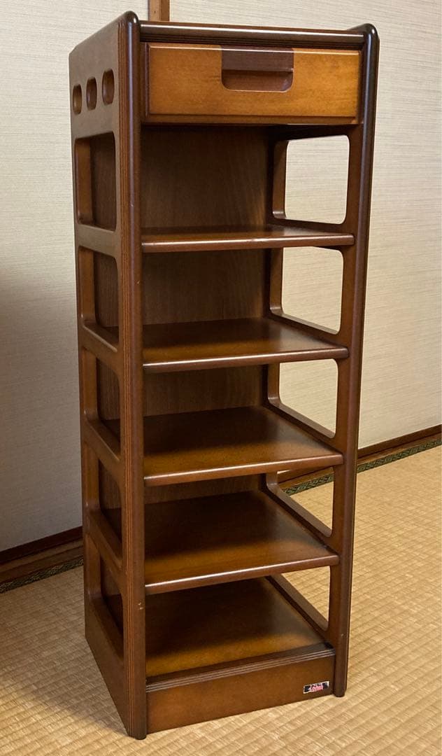 SONIA スリッパラック 棚　木製　小物入れ　引き出し付き　北欧　玄関収納