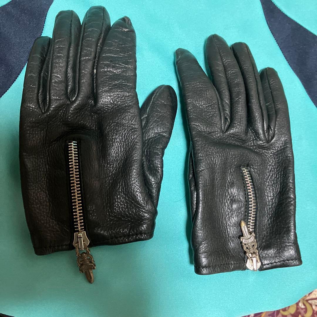 クロームハーツ　チャーム　レザーサイズ7