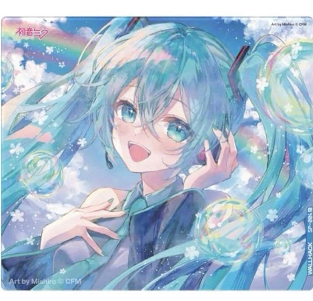 初音ミクガラスマウスパッド wallhack SP-004