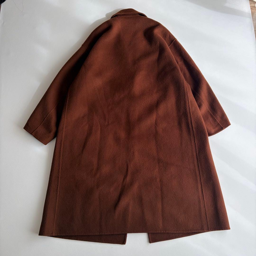 アダムエロペ　nishikawa　super120　チェスターコート　ウール