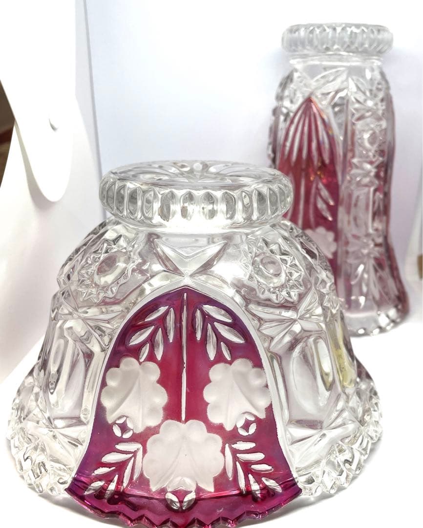 Anna Hutte アンナヒュッテ ドイツ クリスタルガラス 花器