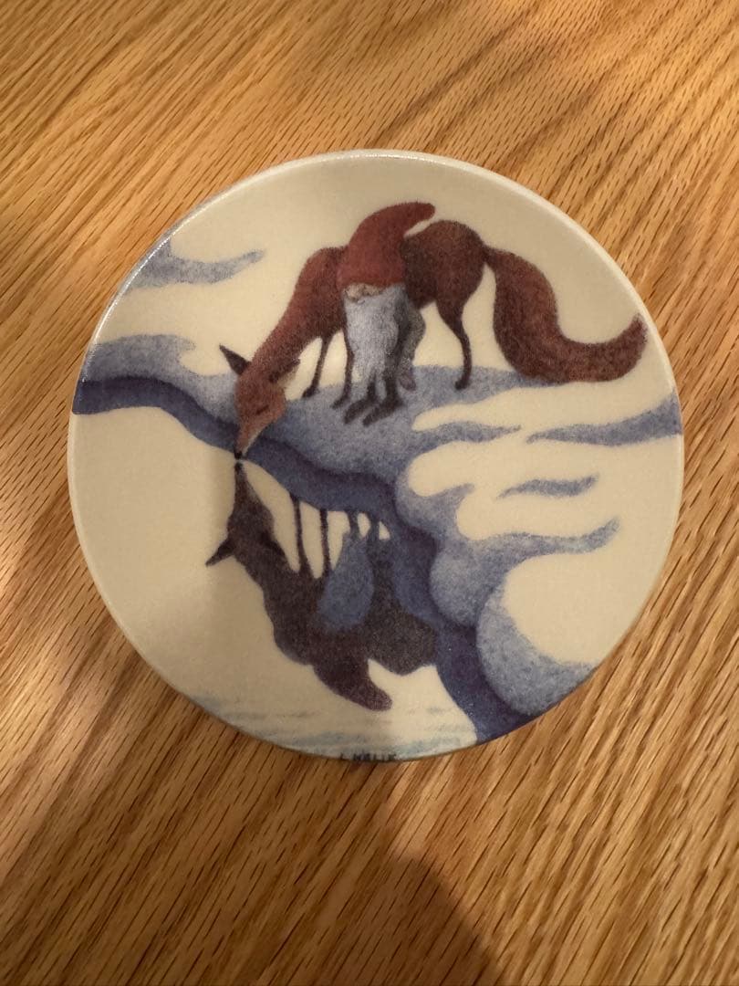 ARABIA アラビア・トムテと狐のクリスマスプレート・レンナート ヘルイェ