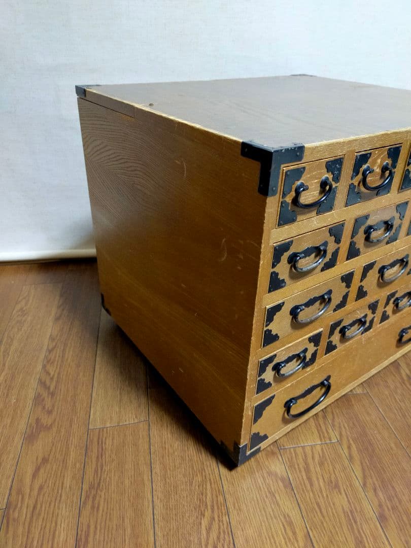 昭和レトロ　薬棚 収納 小分け 小物入れ 小箪笥 裁縫箱 薬箱 アンティーク棚