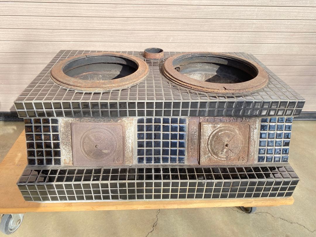 改良三和かまど　骨董