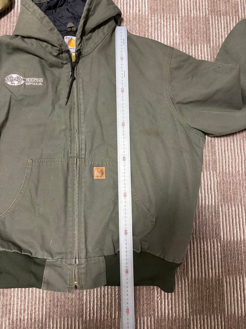 カーハートのアクティブジャケット　モスグリーン