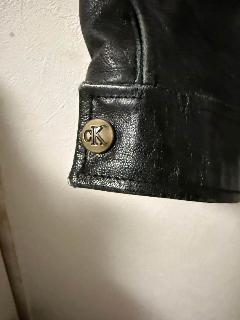   カルバンクライン シングル ライダース ジャケット