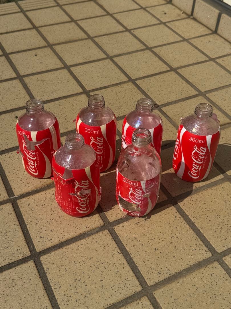 Coca-Cola 空ボトル 300ml 10本セット。