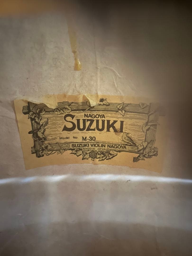 【美品】SUZUKI マンドリン　M-30 ハードケース　スズキ
