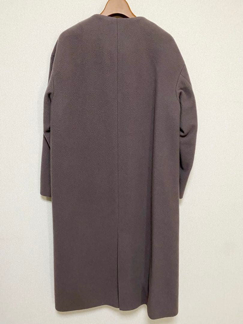 【新品】アーバンリサーチロッソ／Balli ノーカラーコート ウールコート