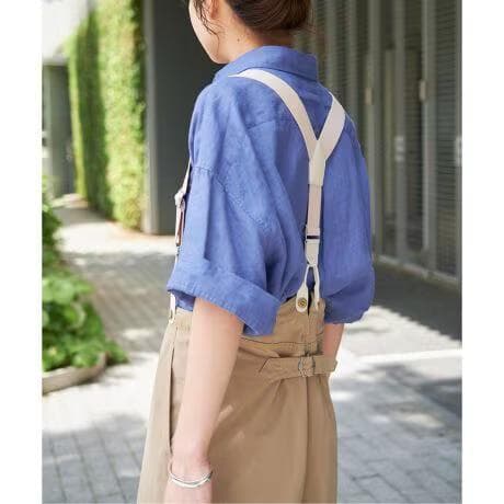 未使用★TICCA｜定価2,5万 24SS リネン半袖エンブロイダイリーシャツ