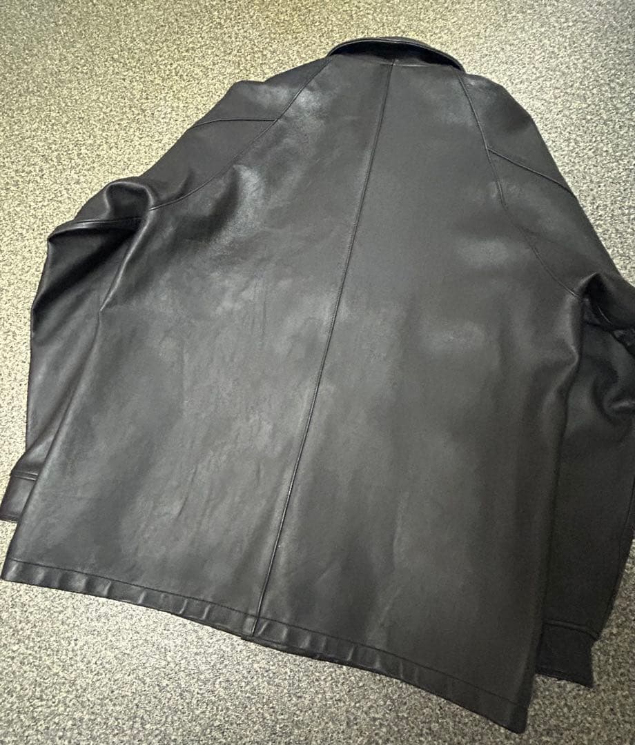 Schott BEAUTY&YOUTH 別注　レザー　コーチジャケット　Ovy