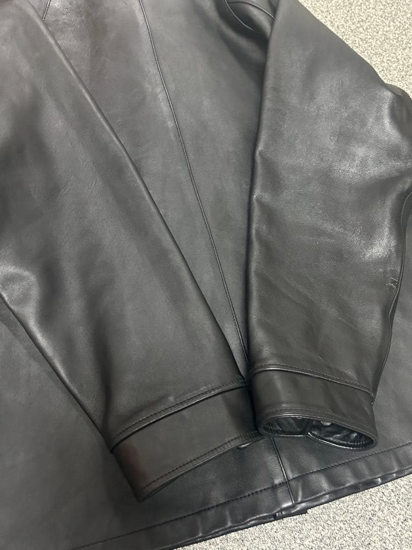 Schott BEAUTY&YOUTH 別注　レザー　コーチジャケット　Ovy