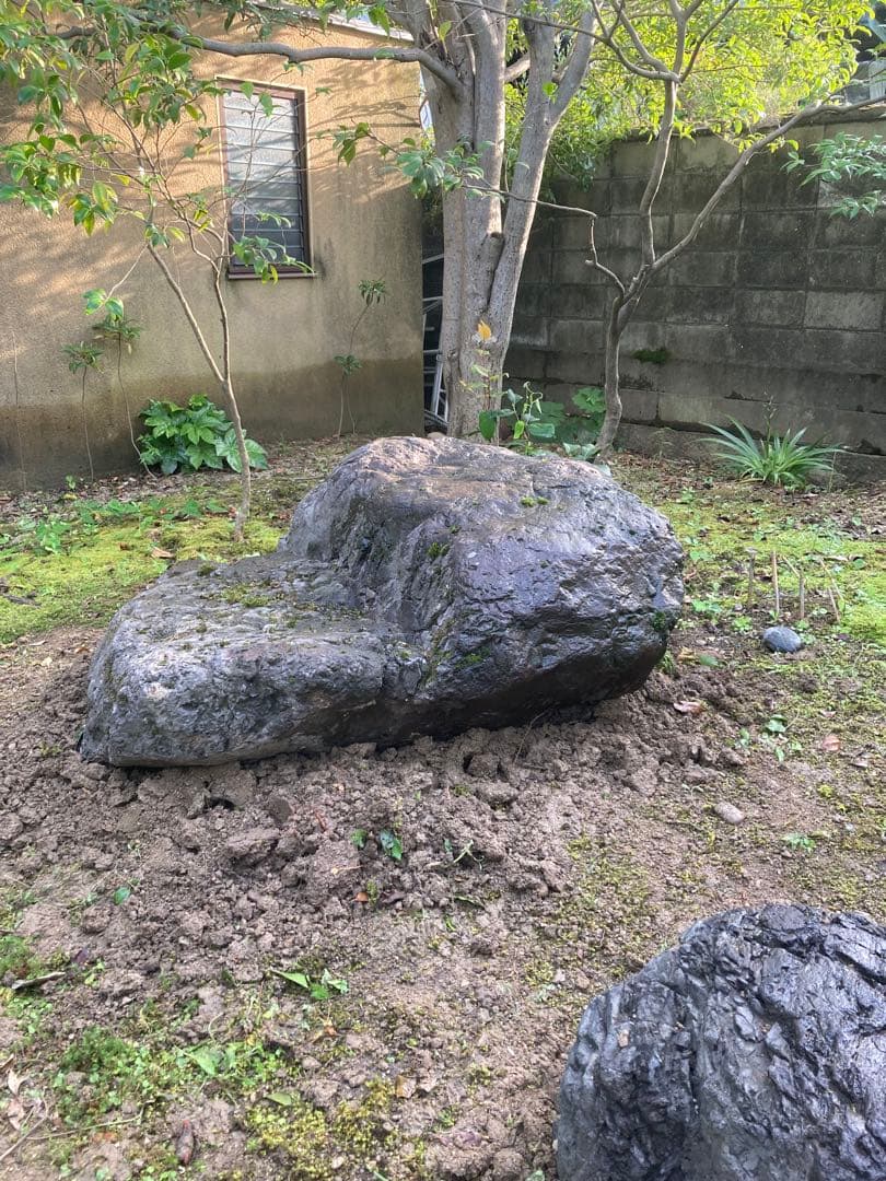 貴船石二段石　景石