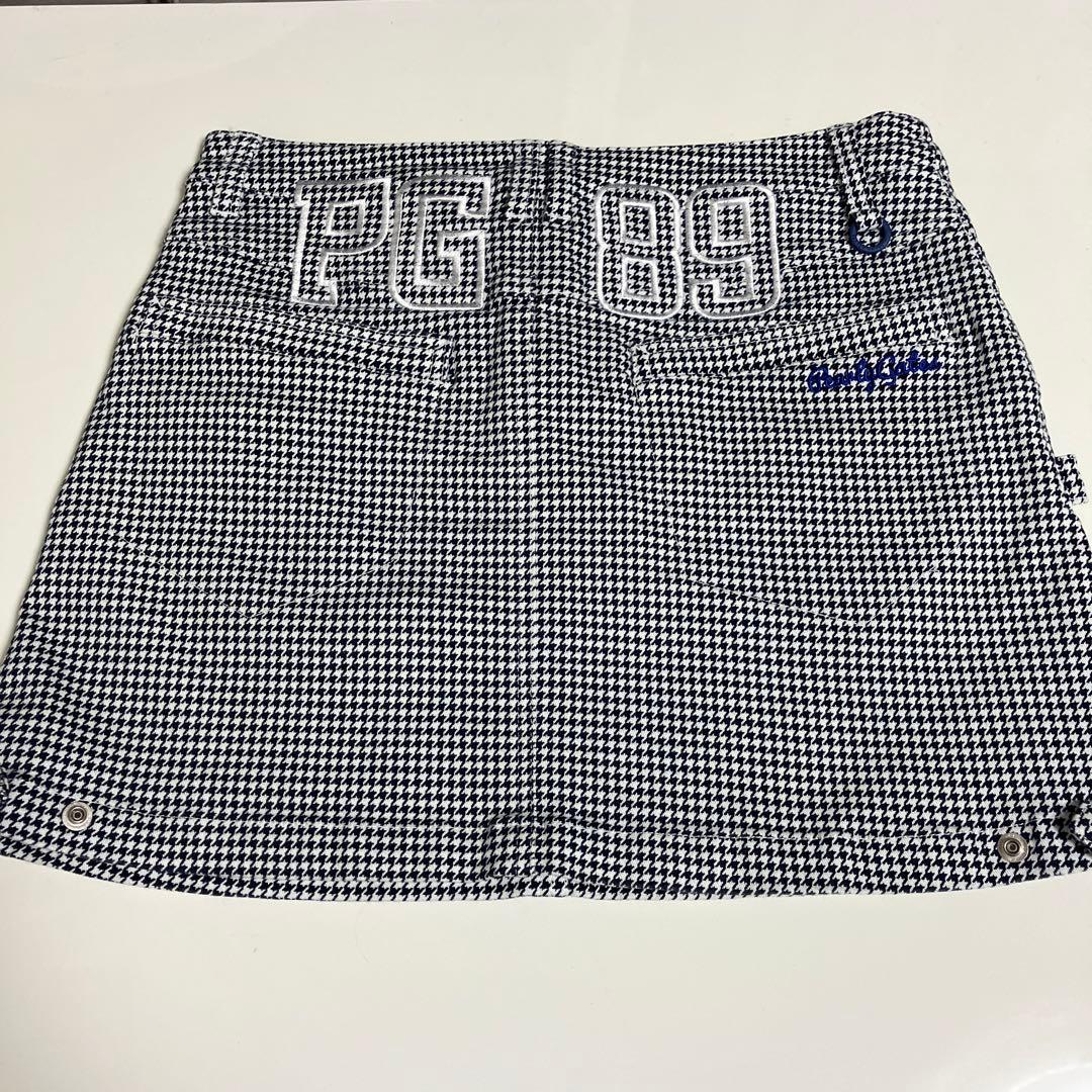 パーリーゲイツ　ネイビー　千鳥格子