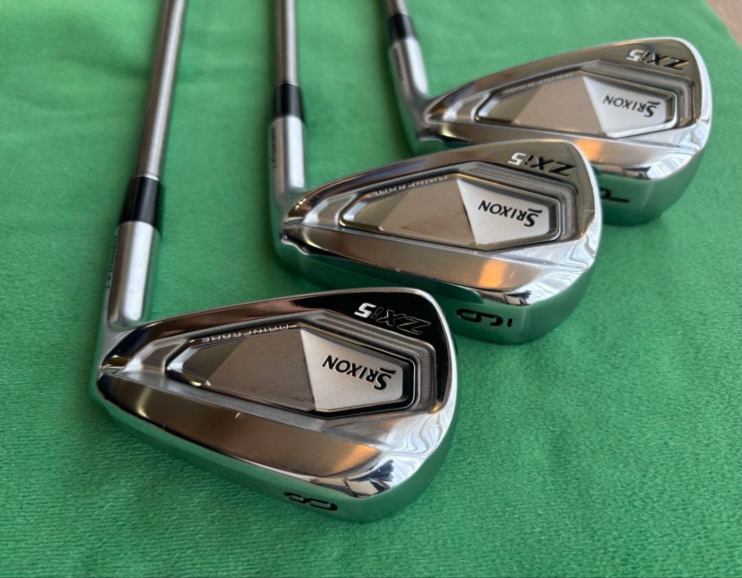 スリクソンzxi5 スチールファイバーi80cw（Ｒ） 6〜PW（5本セット）