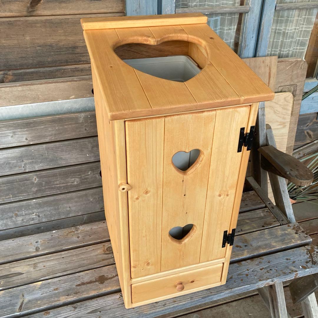 アメリカンカントリー家具　カントリーハート　ダストBOX Lサイズ