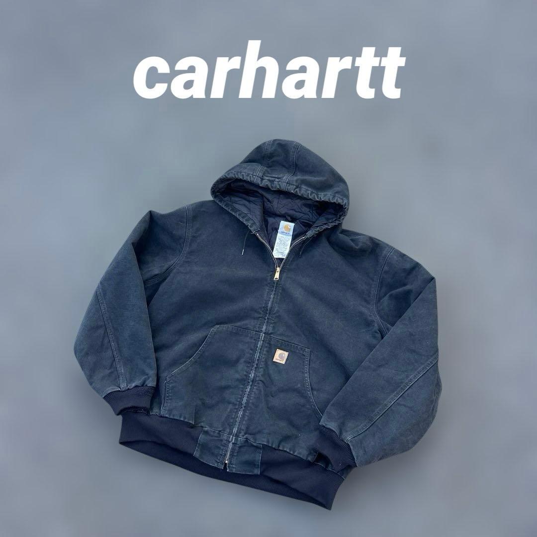XXL Black carhartt アクティブジャケット キルティング