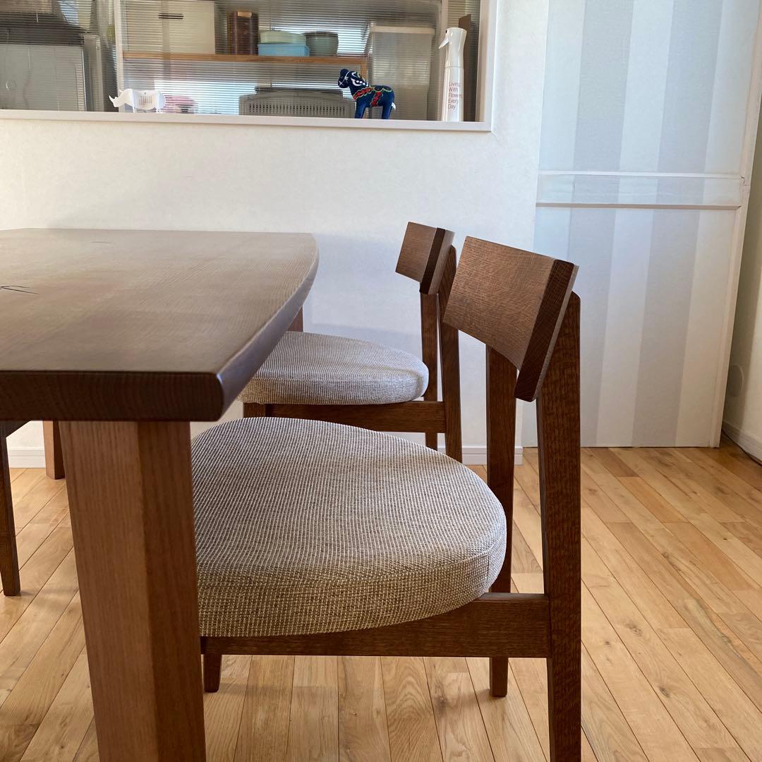 【飛騨産業】ダイニングテーブル 180 キツツキマーク ＊ダイニング5点セット＊