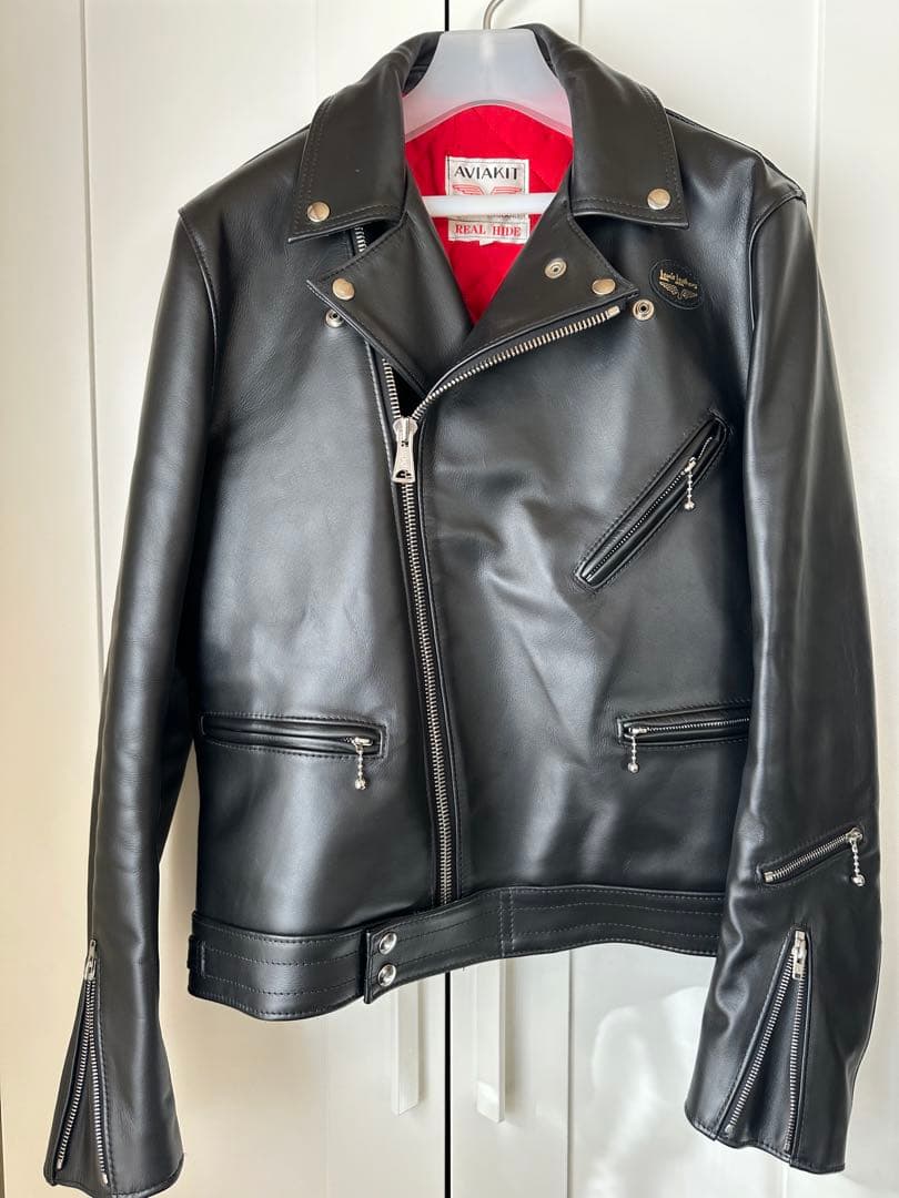 極美品★ルイスレザー★ギャランティ付★441TH★サイクロン★ホースハイド★