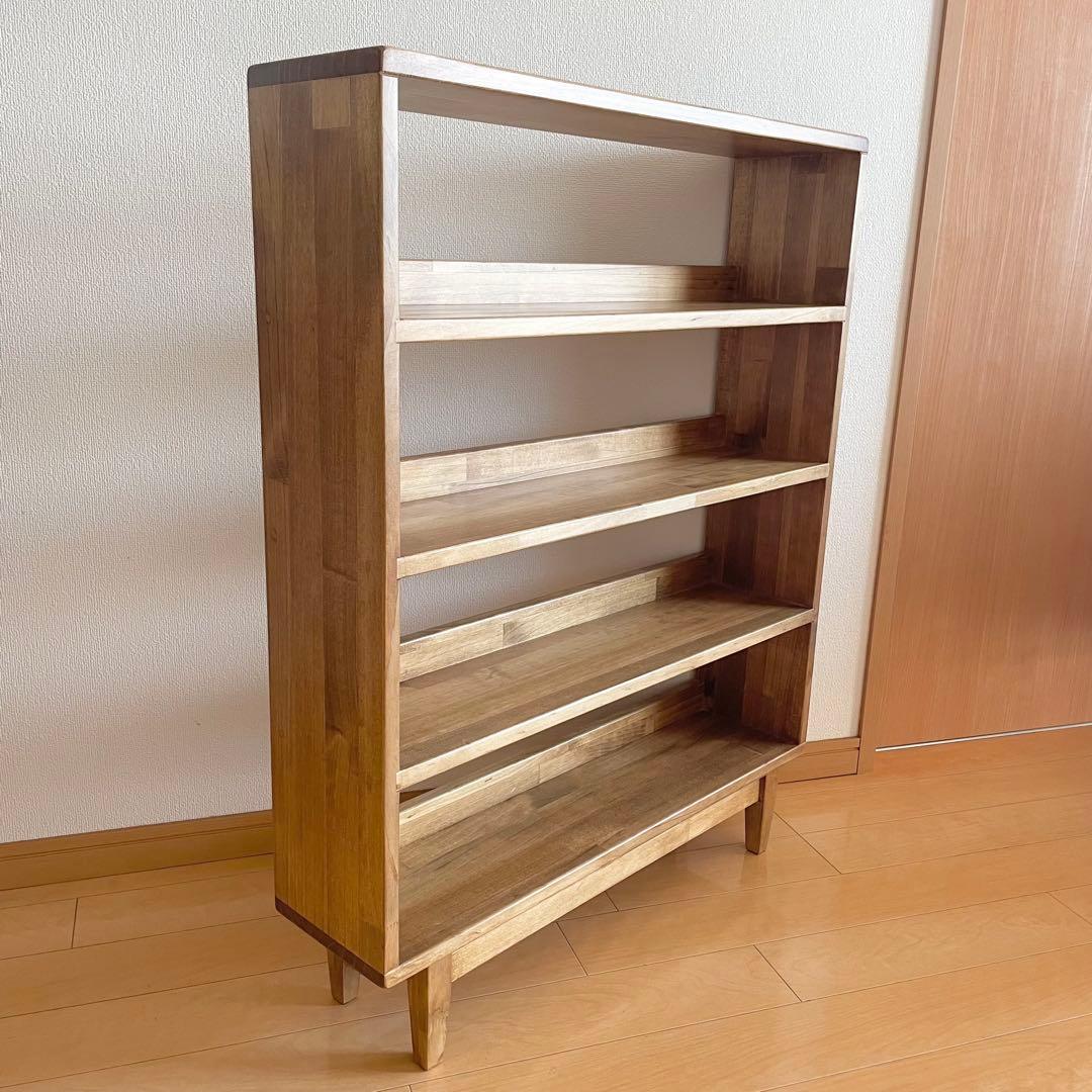 本棚　ブックシェルフ　飾り棚　4段