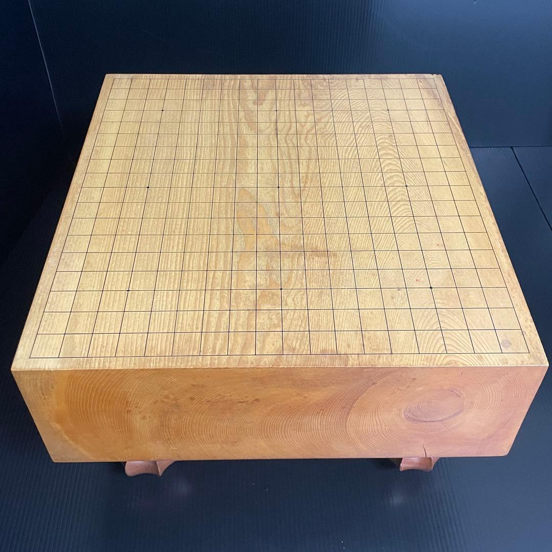 【本榧碁盤】14cm厚 4寸6分 香気漂う 重厚15.8kg 桐箱 布付属 囲碁