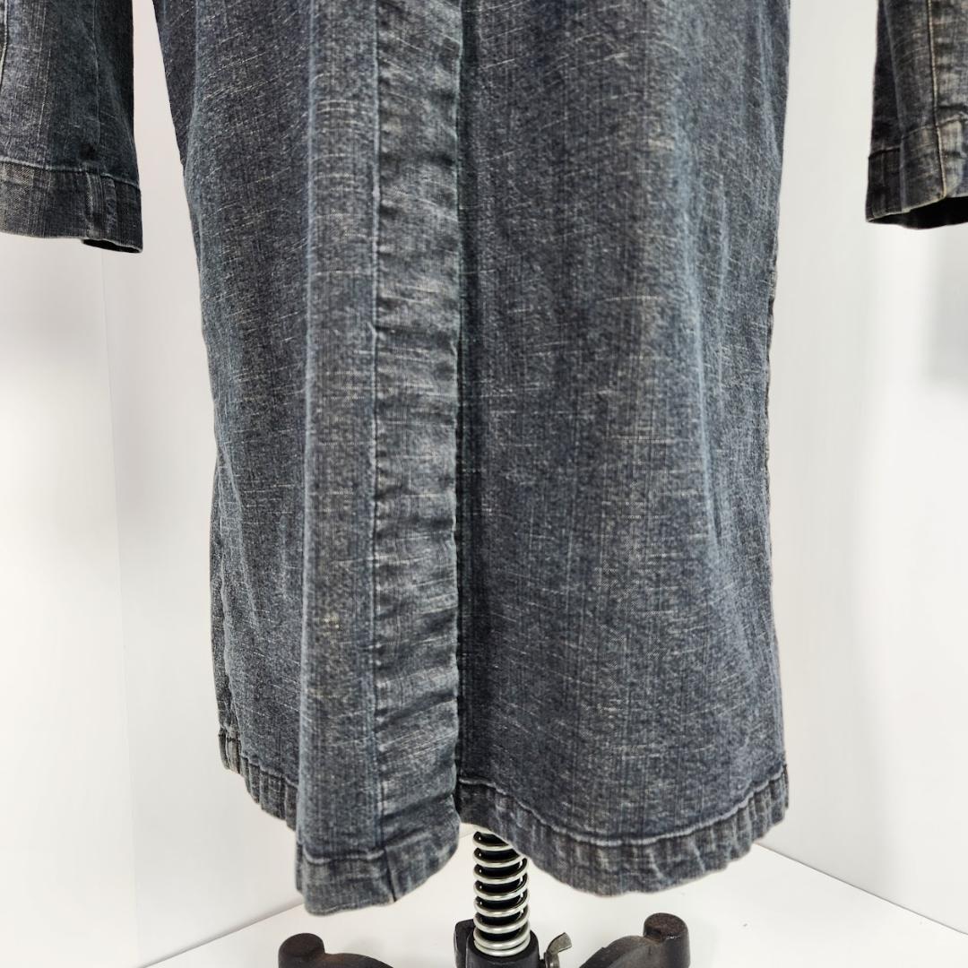 バーバリー ロンドン BURBERRY デニムトレンチコート L ノバチェック