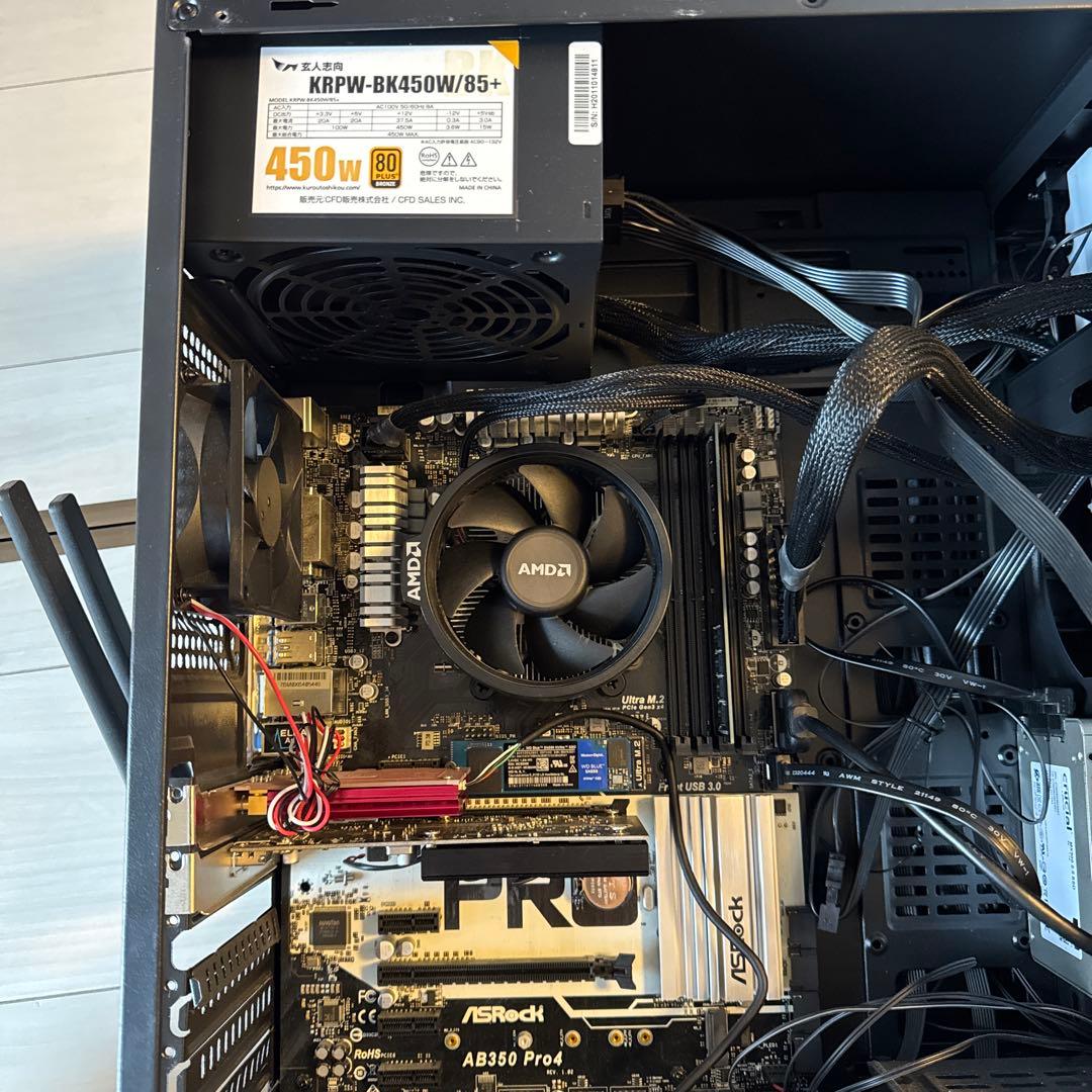 Ryzen 5 1600 + (マザボ\グラボ\メモリ\電源)