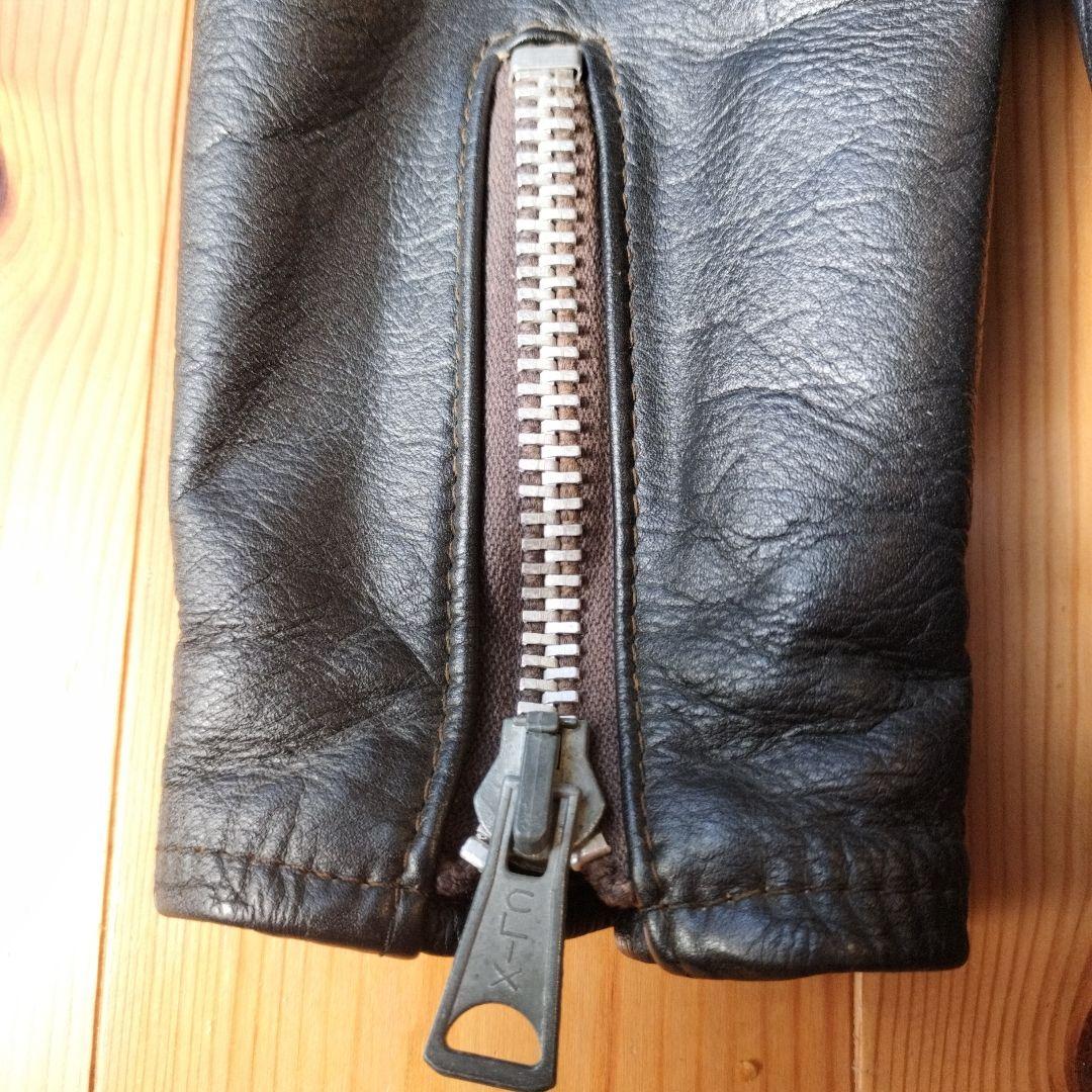 70〜80s ゴールドトップ シングルライダース ルイスレザー ハイウェイマン