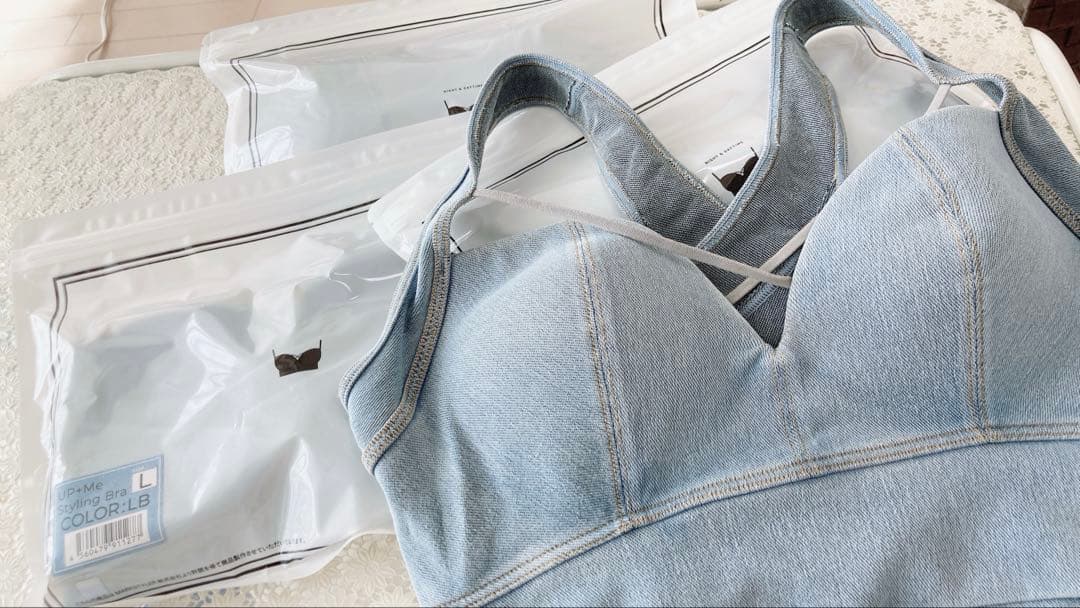 【新品・未開封品】AGARISM BORDEAUX 数量限定ライトデニム　L