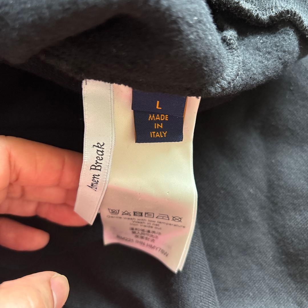 Louis Vuitton ブラック パーカー 24SS バージル