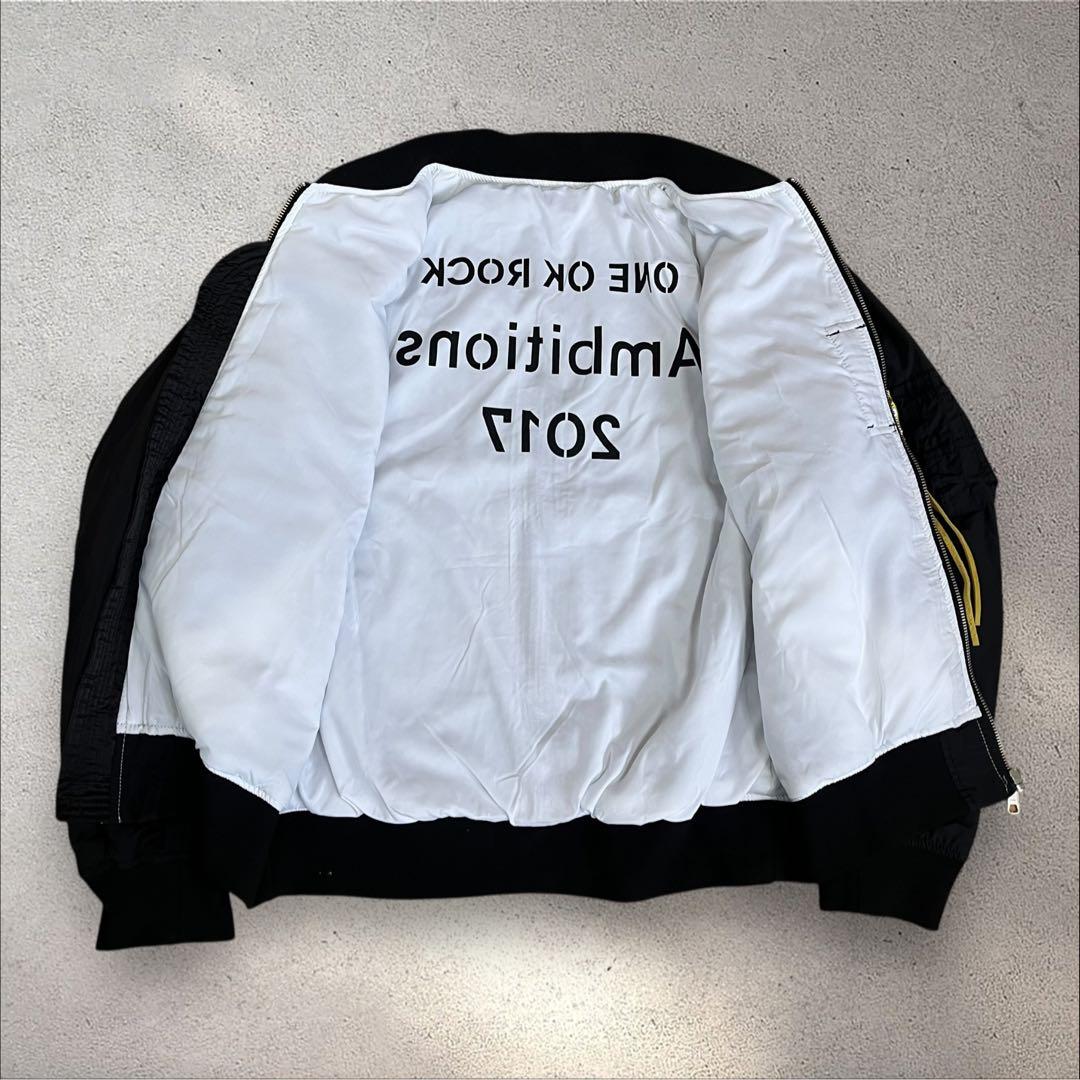 ONE OK ROCK Ambitions 2017 MA-1ジャケット 短丈