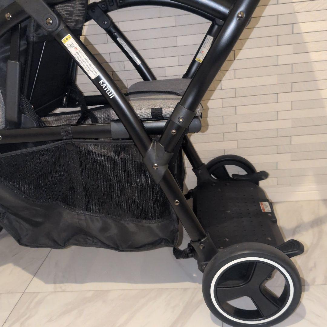 KATOJI 2-Seater ベビーカー グレー 美品 41008