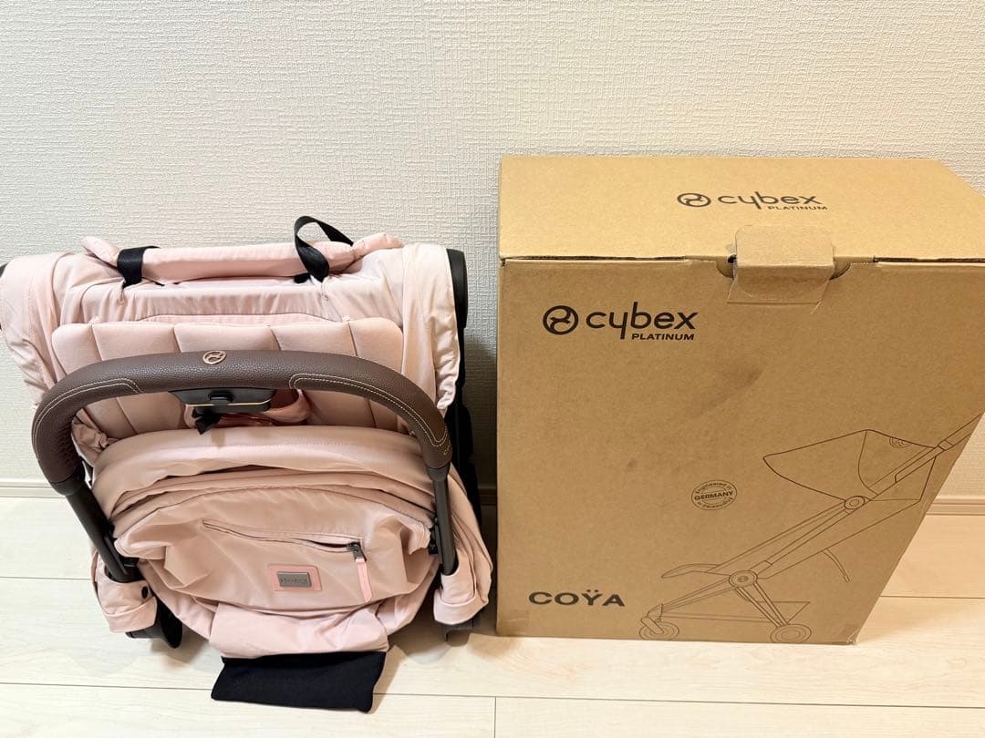 美品 サイベックス COYA コヤ ベビーカー ピンクゴールド バンパー付