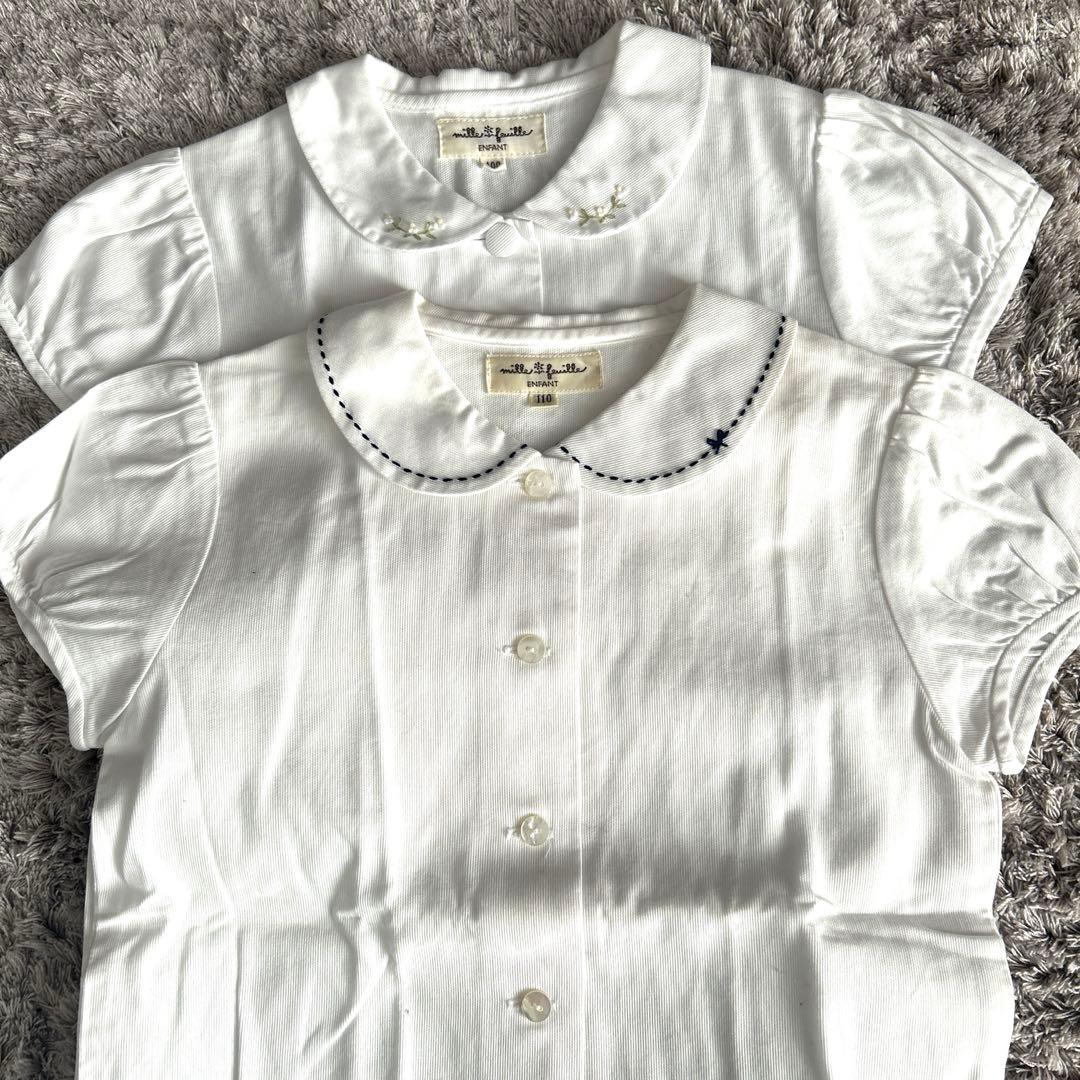 美品☆ミルフィーユ アンサンブル上下110cm