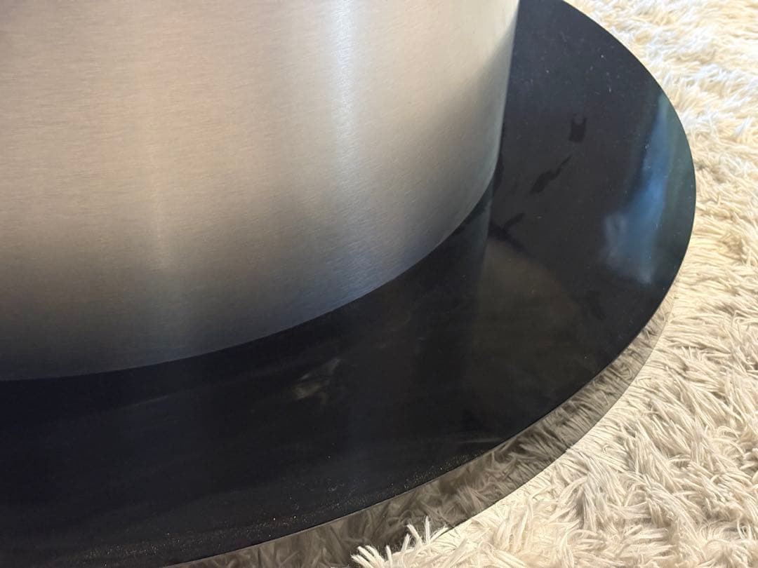 ラウンドテーブル センターテーブル 円卓 ブラック モダンデコ nZ