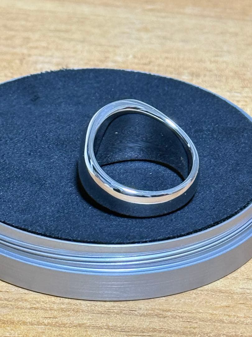 【新品】 TOM WOOD Oval Green Marble 22号（62）