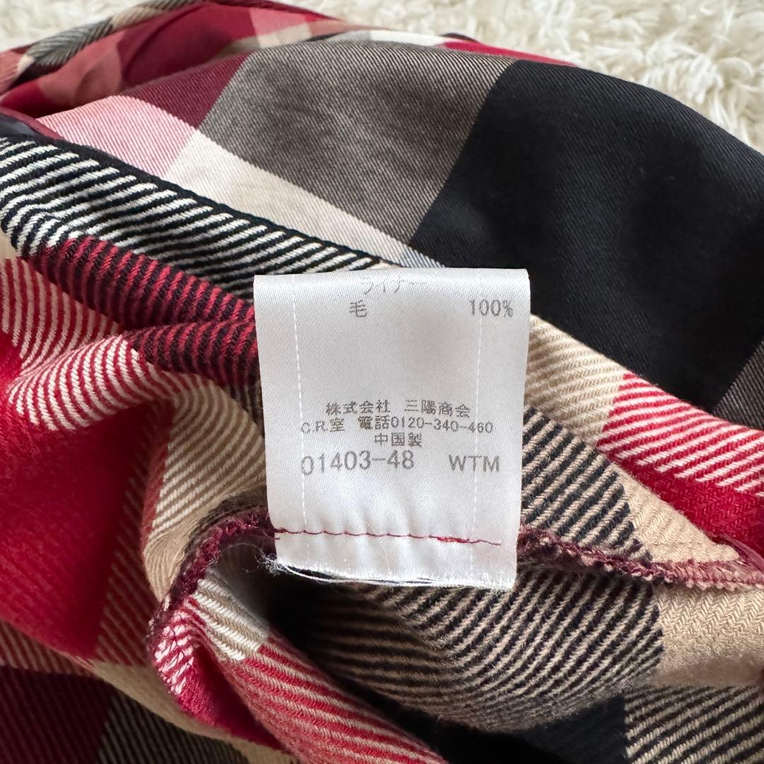 美品　ブルーレーベルクレストブリッジ　シングル　トレンチコート　2way　濃紺