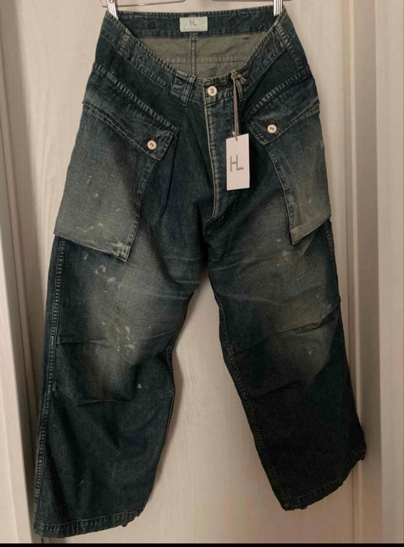 【HERILL/ヘリル】Nep denim M44 Trousers 2