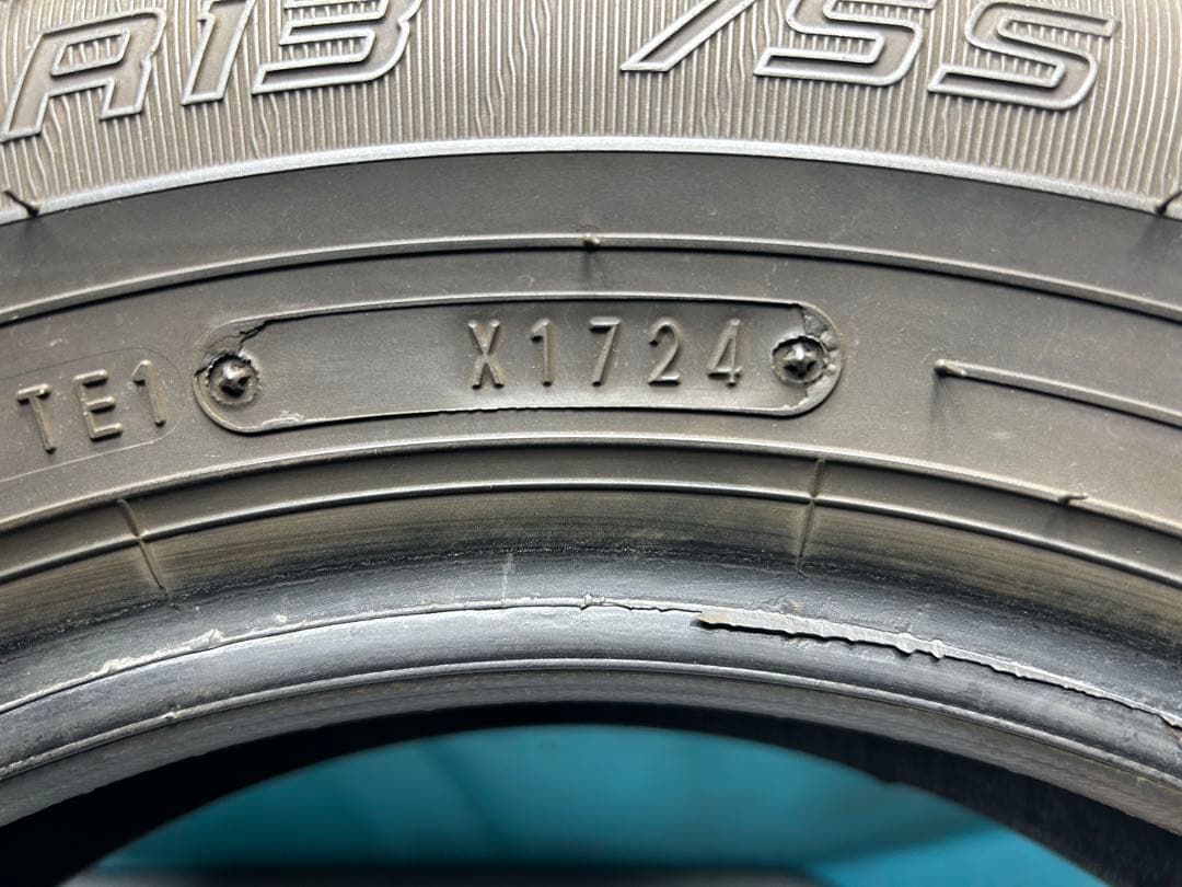 2024.2023年製145/80R13バリ山！中古タイヤ4本セット