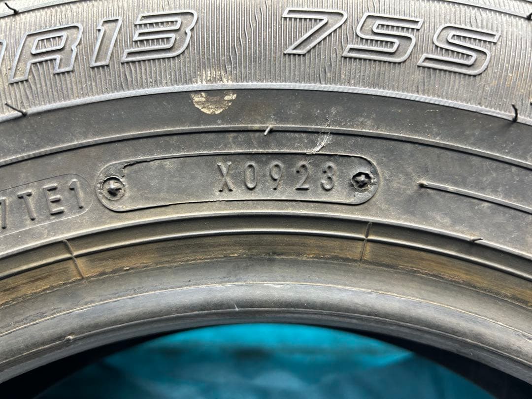 2024.2023年製145/80R13バリ山！中古タイヤ4本セット