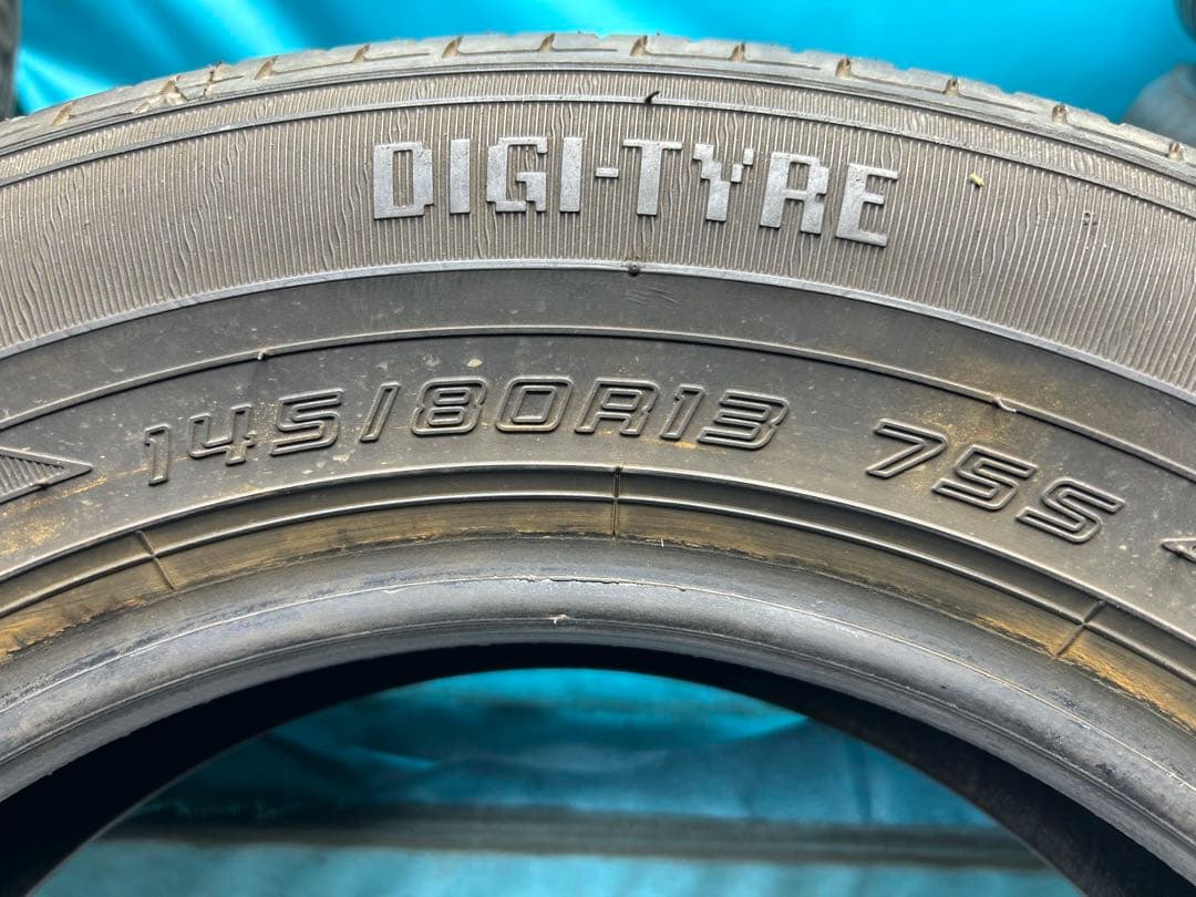 2024.2023年製145/80R13バリ山！中古タイヤ4本セット