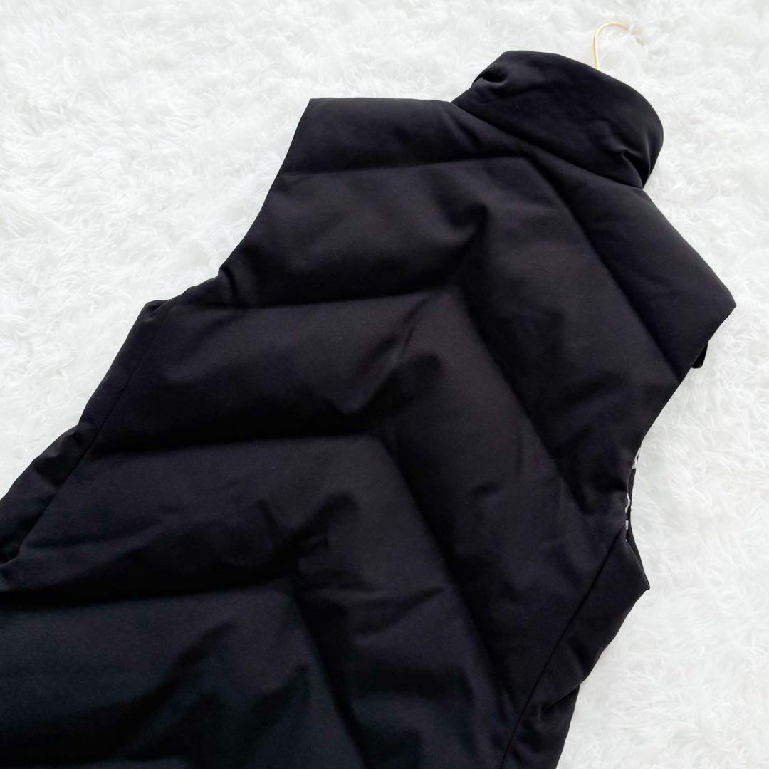 未使用品 HERMES ダウンベスト ジレ シェーヌダンクル裏地 ブラック 34