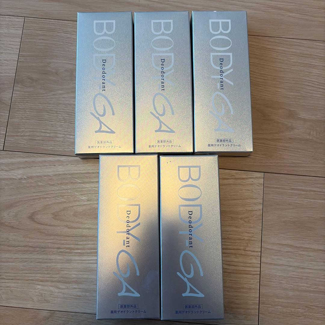 新品未使用⭐︎５個セットBODY-GA 　デオドラントクリーム 60g