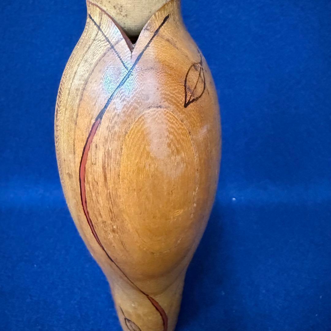 こけし 栗林一雪 在銘 時代 古玩 当時物 旧家 蔵出 骨董品