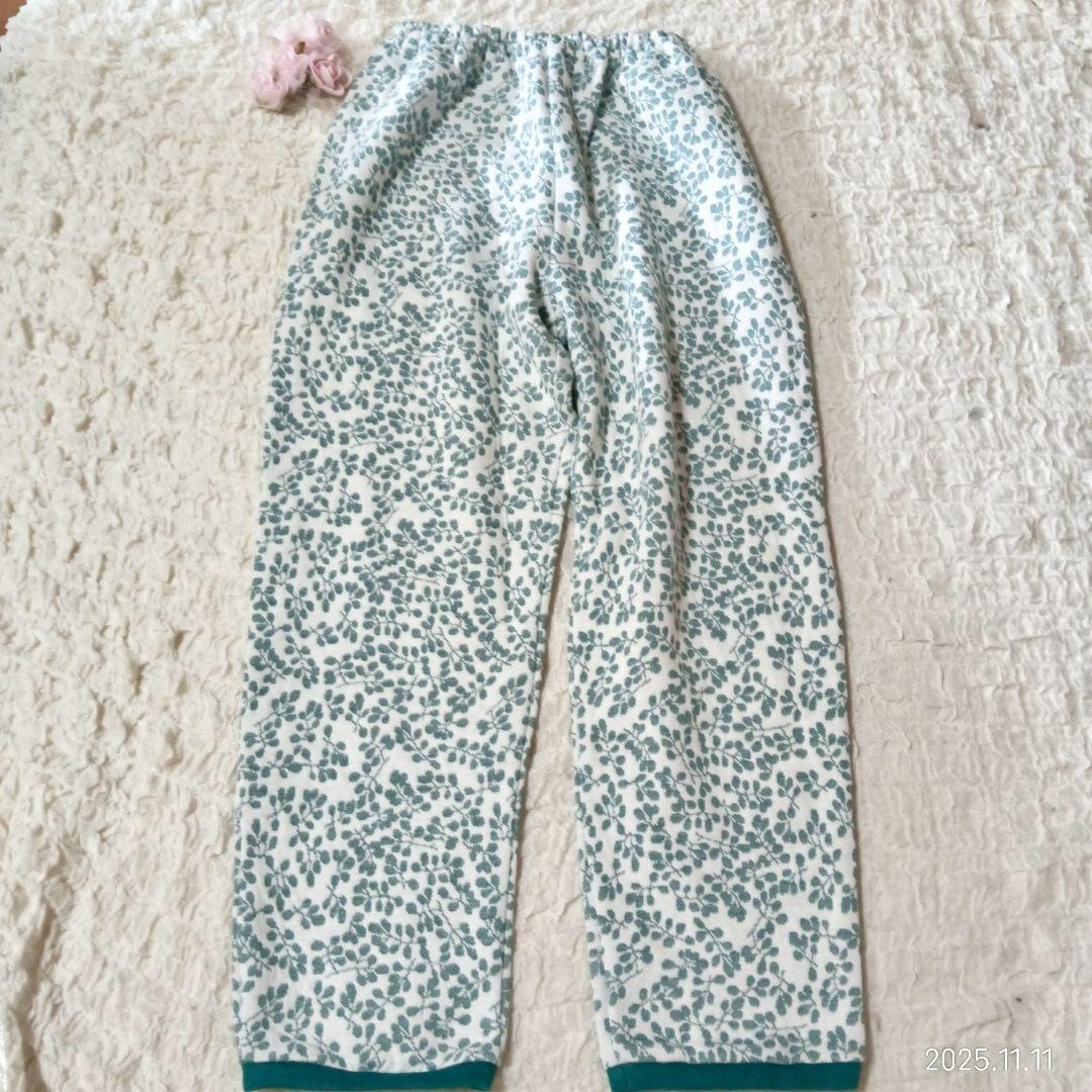 新品　ナルエー　コットン　接結厚手ナッツジャガードパジャマ