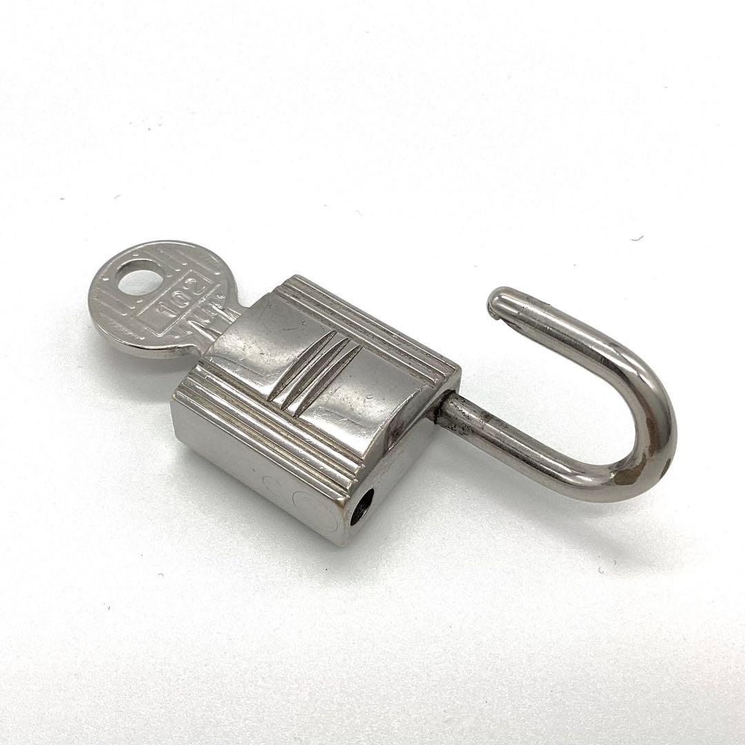 ⭐️極美品⭐️エルメス　カデナ　パドロック　鍵　no.102 シルバー　男女共用